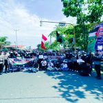 Aksi Solidaritas dari Tidore untuk Palestina yang digelar berbagai elemen di Kota Tikep, Selasa (24/10/2023)