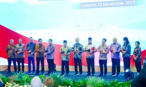 Launching Hari Nusantara Tahun 2023 di Aula Mataram, Gedung Karya Kementerian Perhubungan Republik Indonesia, Senin (13/11/23)