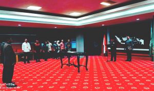 Pelantikan pejabat Pemprov Malut, Kamis (18/1/2024)