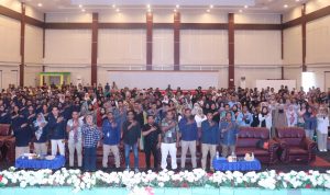 KPU Tikep gelar Bimtek Tungsura dan Simulasi penggunaan Aplikasi Sirekap Mobile kepada KPPS Oba Utara yang berlangsung di Aula Nuku kantor Gubernur Maluku Utara, Sabtu (27/1/2024)