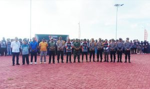 Bawaslu Kota Tidore Kepulauan Gelar Apel siaga pengawasan tahapan masa tenang dan pungut hitung pemilu 2024 [foto. Syharil)