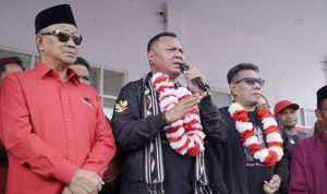 Paslon Walikota dan Wakil Walikota Tidore Kepulauan Tahun 2024, Muhammad Sinen - Ahmad Laiman (MASIAMAN disambut meriah oleh Pendukung