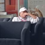 Ketua DPRD Malut Kuntu Daud tampak hadir di gedung KPK, Senin (12/8/2024).